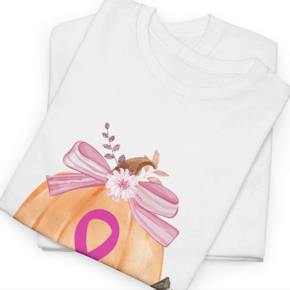 Fall Breast Cancer Awareness Tee - Picture 6 of 6